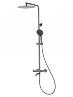 Душевая система с термостатом WONZON & WOGHAND STICK, темный графит WW-88739903-BGM