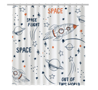 Штора для ванной Fixsen Design  Space FX-2508