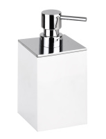 Дозатор жидкого мыла, отдельностоящий, белый Bemeta Gamma 145709314