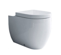 Чаша унитаза Kerasan Flo 311701 белый, без сиденья и бачка