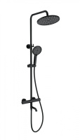 Душевая система с термостатом WONZON & WOGHAND INN 3, черный матовый WW-B3065-T1-MB