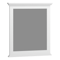 Зеркало Opadiris Палермо 70 00-00006726  белый матовый