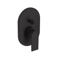Смеситель для ванны встраиваемый Hansgrohe Hansgrohe Vernis Shape 71458670 черный матовый