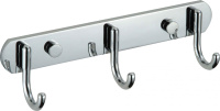 Планка с крючками 3 крючка Savol S-001253 в упаковке 2 шт