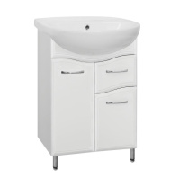 Тумба под раковину напольная Style Line Эко Волна 55 ЛС-00000098 белый