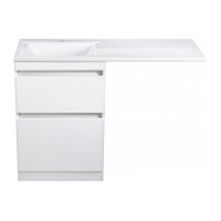 Тумба под стиральную машину напольная Style Line Даллас СС-00000557 белый