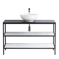 Консоль под раковину Cezares CADRO-120/46/73-2C-PIA-MET-ST