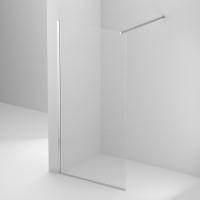 Душевая перегородка (100х195) BelBagno Kraft KRAFT-L-1-100-C-Cr хром