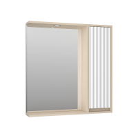 Зеркальный шкаф (78х80) Brevita Balaton 80 правый BAL-04080-03-01П