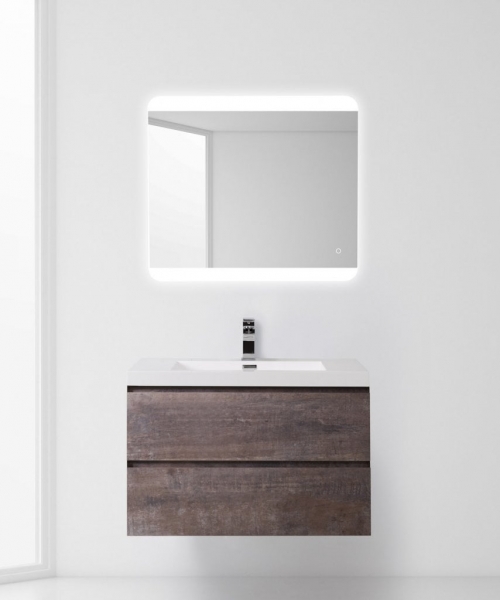 База под раковину подвесная BelBagno LUCE-900-2C-SO-PT Stone