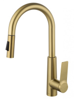 Смеситель для кухни с выдвижным изливом WONZON & WOGHAND, брашированное золото WW-A20782-BG Смеситель для кухни с выдвижным изливом WONZON & WOGHAND, брашированное золото WW-A20782-BG