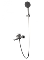 Смеситель для ванны с душем WONZON & WOGHAND FRAME, темный графит WW-88639010-BGM Смеситель для ванны с душем WONZON & WOGHAND FRAME, темный графит WW-88639010-BGM