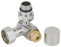 Вентиль 3D правый Сунержа (под шестигранник) G 1/2" НР х G 3/4" НГ Шампань 020-1407-1234