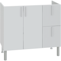 Тумба под раковину Санта Вега 700448 белый глянец