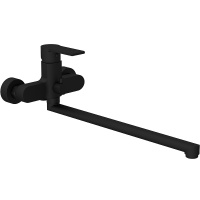 Универсальный смеситель для ванны Cersanit Brasko Black 64092 Универсальный смеситель для ванны Cersanit Brasko Black 64092