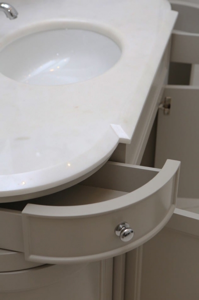 Тумба без раковины Devon&Devon Season EFSEASONOFBI/LS-WHITE56/CR/3F