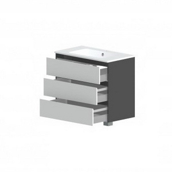 Нижний шкаф Астра-Форм "Альфа 70" с 3 ящиками ЦВ RAL