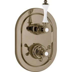 Смеситель с термостатом Cezares Elite ELITE-VDIM2-T-02-Bi