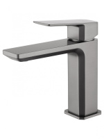 Смеситель для раковины WONZON & WOGHAND DIAMOND, темный графит WW-88139011-BGM