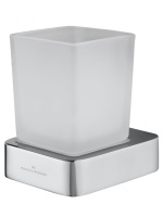 Стакан для зубных щеток с держателем WONZON & WOGHAND LOTTE, хром WW-8321