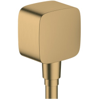 Подключение для душевого шланга Hansgrohe FixFit 26457140, бронза