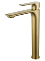 Смеситель для раковины высокий WONZON & WOGHAND BRILLIANT, брашированное золото WW-88019079-BG