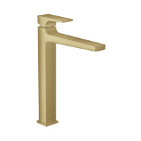 Смеситель для раковины с донным клапаном Push-Open Hansgrohe Metropol 32512140 шлифованная бронза