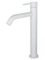 Смеситель для раковины высокий WONZON & WOGHAND, белый матовый WW-H1062-MW