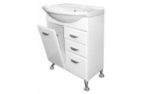 Тумба с раковиной Misty Дрея 65 с бельевой корзиной Э-Дре01065-01К2Я Тумба с раковиной Misty Дрея 65 с бельевой корзиной Э-Дре01065-01К2Я