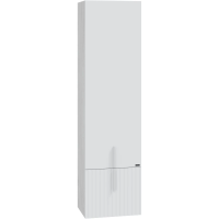 Пенал Санта Юпитер 700364 подвесной R, белый глянец/светлый дуб