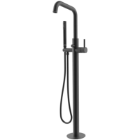 Смеситель для ванны напольный Bossini Teo Z00752.073 черный матовый