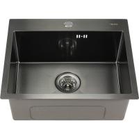 Кухонные мойки: (53х43х22) MELANA ProfLine D5343HB, графит