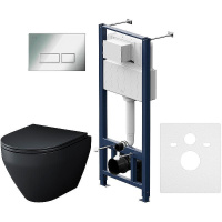 Комплект унитаза с инсталляцией Am.Pm Spirit V2.0 FlashClean IS47051.701700MB