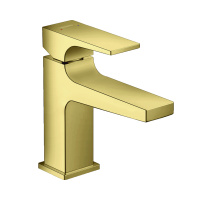 Смеситель для раковины с донным клапаном Push-Open Hansgrohe Metropol 32500990 полированное золото
