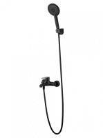 Смеситель для ванны с душем WONZON & WOGHAND ALFA, черный матовый WW-AE3204-MB