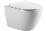 Унитаз подвесной безобдковый Art&Max OVALE AM011CHR/SC микролифт