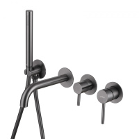 Смеситель ABBER Wasser Kreis AF8130NG для ванны скрытого монтажа, никель Смеситель ABBER Wasser Kreis AF8130NG для ванны скрытого монтажа, никель