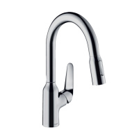 Смеситель для кухни с выдвижным изливом Hansgrohe Focus M42 71801000 хром