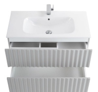 База под раковину Art&Max Еlegant AM-ELEGANT-800-2C-SO-GCM-LED Светло-серый матовый