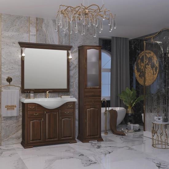 Тумба под раковину Opadiris Риспекто 100 Z0000001784 орех антикварный (без раковины)