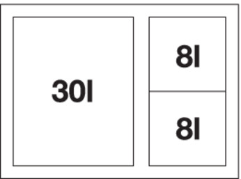 Система сортировки мусора Blanco Select 60/3 XL Orga 520782