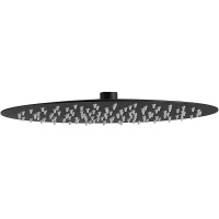 Верхний душ Berges Wasserhaus Ventas R Black 074004