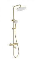 Душевая система с термостатом WONZON & WOGHAND CAPSULE, брашированное золото WW-B3031-A1- BG Душевая система с термостатом WONZON & WOGHAND CAPSULE, брашированное золото WW-B3031-A1- BG