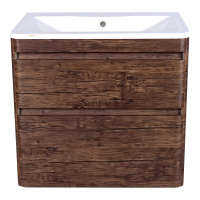 Тумба под раковину подвесная Style Line Атлантика СС-00002205 коричневый