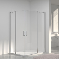 Душевой уголок Vincea  Orta VSS-1O1010CL (100х100) хром, стекло прозрачное