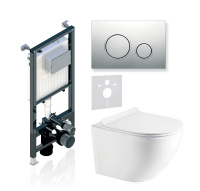 Комплект 3в1 Koller Pool Alcora ST 1200+TWIN Chrome+ROUND