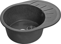 Кухонная мойка GranFest Rorndo 580L, R-580L графит