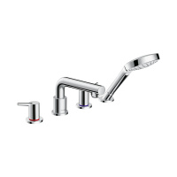 Смеситель на борт ванны на 4 отверстия Hansgrohe Talis S 72419000 хром