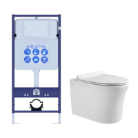 Комплект унитаза с инсталляцией  SET AQUATEK НИКА