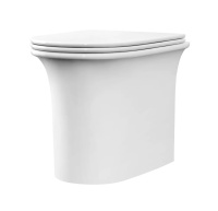 Унитаз приставной безободковый Arrow AB2191H без сиденья